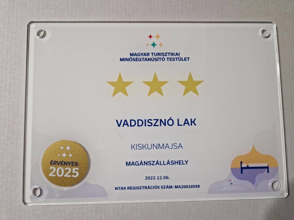 Vaddinszo Lak Villa Kiskunmajsa Exterior foto